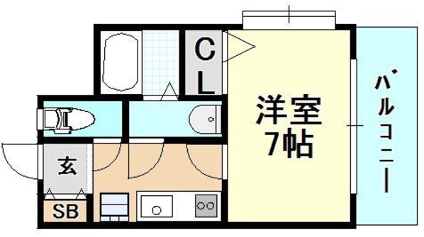 ロマネスク下到津の物件間取画像